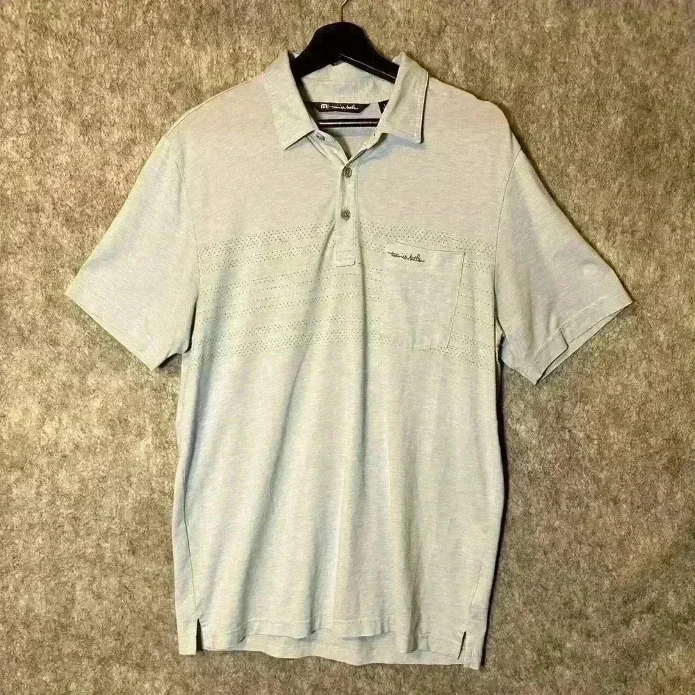 Travis Mathew Pocket Short Sleeve Polo - Large